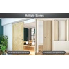 image:imageDIYHD 60 Commercial Grade Aluminum Pocket Door Track KitCeiling Mount Box Rail Sliding Door Hardware48 Ceiling Track KitNO door
