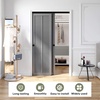 image:imageEaseLife 12FT144in Bypass Double Sliding Pocket Door Hardware KitCommercial GradeAluminumBypassing Wardrobe Closet Door Track for 4 Door SystemSlide Smoothly QuietlyEasy InstallBlackNo Door4 feet for 2 doors