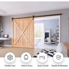 image:imageEaseLife 66 FT Sliding Barn Door Hardware Track KitBasic J PulleySlide Smoothly QuietlyEasy Install 66FT Track Kit for 3640 Wide Single Door12 Feet