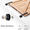 image:imageEaseLife 66 FT Sliding Barn Door Hardware Track KitBasic J PulleySlide Smoothly QuietlyEasy Install 66FT Track Kit for 3640 Wide Single Door9FT