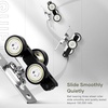 image:imageEaseLife 6FT72in Sliding Pocket Door Hardware KitCommercial GradeAluminum Box Rail KitSlide Smoothly QuietlyEasy InstallNo Door 6875in Track for 2436 Wide Single Door8 Feet