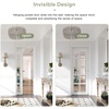 image:imageEaseLife 6FT72in Sliding Pocket Door Hardware KitCommercial GradeAluminum Box Rail KitSlide Smoothly QuietlyEasy InstallNo Door 6875in Track for 2436 Wide Single Door53 Feet