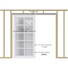 image:imageEaseLife 6FT72in Sliding Pocket Door Hardware KitCommercial GradeAluminum Box Rail KitSlide Smoothly QuietlyEasy InstallNo Door 6875in Track for 2436 Wide Single Door7 Feet