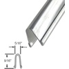 image:imageHardware Large Sliding Glass Door Track Cover 516 W x 916 H 6 Feet Stainless Steel Patio Door Sill Rail Repair Replacement Snap Over Fix for Worn Aluminum TracksStainless Steel