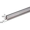 image:imageHardware Large Sliding Glass Door Track Cover 516 W x 916 H 6 Feet Stainless Steel Patio Door Sill Rail Repair Replacement Snap Over Fix for Worn Aluminum TracksStainless Steel
