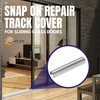 image:imageHardware Sliding Door Track Cover 732 W x 932 H Stainless Steel Patio Glass Door Repair Rail Smooth Glide Replacement for Worn Aluminum Tracks 2 ft 2 Pack8 Feet 2Pack