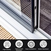 image:imageKC Hardware Premium Vinyl Sliding Door Track Ideal Sliding Glass Door Track with Stainless Steel Cover Ensuring Smooth Glide for Home Improvement and Patio Doors White 72 InchesBlack 72 Inches