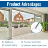 image:imageKC Hardware Premium Vinyl Sliding Door Track Ideal Sliding Glass Door Track with Stainless Steel Cover Ensuring Smooth Glide for Home Improvement and Patio Doors White 72 InchesWhite 96 Inches