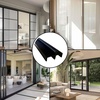 image:imageKC Hardware Premium Vinyl Sliding Door Track Ideal Sliding Glass Door Track with Stainless Steel Cover Ensuring Smooth Glide for Home Improvement and Patio Doors White 72 InchesBlack 72 Inches