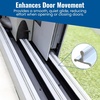 image:imageKC Hardware Vinyl Sliding Screen Door Track Sliding Door Bottom Track Replacement Patio Screen Door Guide Flat White Vinyl 72 InchesPack of 172 Inch