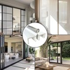 image:imageOld Style Sliding Glass Door Track Double Panel Track Sliding Door Bottom Track Screen Door Track Repair Rail  White 96 Inch72 Lenght
