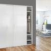image:imageSliding Closet Door Hardware Kit  94inch Double Track for 2 Or 3 Bypass Doors Up to 100lbs  SLIDUP 110106 track length