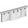 image:imageSliding Closet Door Hardware Kit  94inch Double Track for 2 Or 3 Bypass Doors Up to 100lbs  SLIDUP 110106 track length