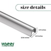 image:imageSnap On 14 Track Covers for Sliding Patio Glass Doors  Stainless Steel Replacement for Sliding Door Repair and Maintenance  2 Feet2 Feet