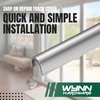image:imageSnap On 14 Track Covers for Sliding Patio Glass Doors  Stainless Steel Replacement for Sliding Door Repair and Maintenance  2 Feet4 Feet