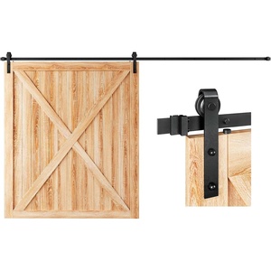 image:imageEaseLife 66 FT Sliding Barn Door Hardware Track KitBasic J PulleySlide Smoothly QuietlyEasy Install 66FT Track Kit for 3640 Wide Single Door12 Feet