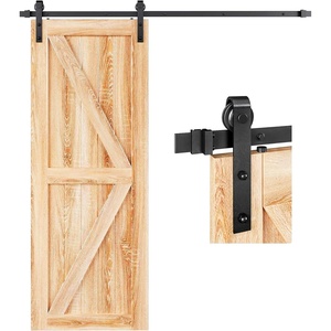 image:imageEaseLife 66 FT Sliding Barn Door Hardware Track KitBasic J PulleySlide Smoothly QuietlyEasy Install 66FT Track Kit for 3640 Wide Single Door4FT