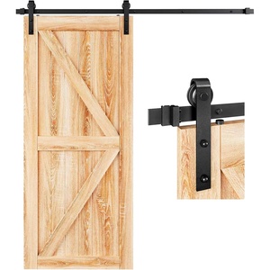 image:imageEaseLife 66 FT Sliding Barn Door Hardware Track KitBasic J PulleySlide Smoothly QuietlyEasy Install 66FT Track Kit for 3640 Wide Single Door6 Feet