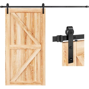 image:imageEaseLife 66 FT Sliding Barn Door Hardware Track KitBasic J PulleySlide Smoothly QuietlyEasy Install 66FT Track Kit for 3640 Wide Single Door8FT