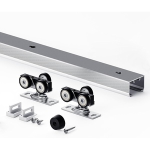 image:imageEaseLife 6FT72in Sliding Pocket Door Hardware KitCommercial GradeAluminum Box Rail KitSlide Smoothly QuietlyEasy InstallNo Door 6875in Track for 2436 Wide Single Door4 Feet