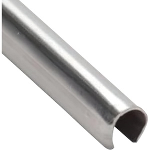 image:imageEasy Fix Hardware Snap On Repair Track Cover 14 for Sliding Patio Glass Doors  Sliding Door Repair Replacement Hardware Repair Stainless Steel  Fix Sliding Glass Door 2 FeetStainless Steel