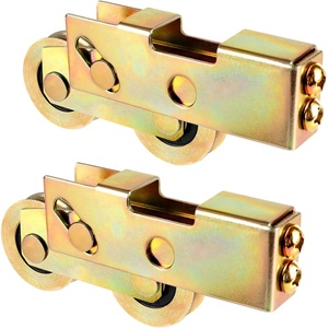 image:imageHuazu Sliding Patio Door Tandem Roller Assembly  114 Inch Steel Ball Bearing Replacement Rollers for Sliding Glass Doors Screen Doors Gates and Windows 2 Pack