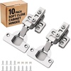 image:image2Pcs Frameless Full Overlay Cabinet Hinges Soft Close European Concealed Hinges with 50 Faster Install amp ClipOn Plate 3D Adjustment Heavy Duty Cabinet Door Hinges for Frameless CabinetsInset