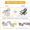 image:image2Pcs Frameless Full Overlay Cabinet Hinges Soft Close European Concealed Hinges with 50 Faster Install amp ClipOn Plate 3D Adjustment Heavy Duty Cabinet Door Hinges for Frameless CabinetsInset