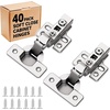 image:image2Pcs Frameless Full Overlay Cabinet Hinges Soft Close European Concealed Hinges with 50 Faster Install amp ClipOn Plate 3D Adjustment Heavy Duty Cabinet Door Hinges for Frameless CabinetsInset