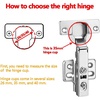 image:image2Pcs Frameless Full Overlay Cabinet Hinges Soft Close European Concealed Hinges with 50 Faster Install amp ClipOn Plate 3D Adjustment Heavy Duty Cabinet Door Hinges for Frameless CabinetsFull Overlay