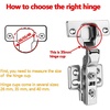 image:image2Pcs Frameless Full Overlay Cabinet Hinges Soft Close European Concealed Hinges with 50 Faster Install amp ClipOn Plate 3D Adjustment Heavy Duty Cabinet Door Hinges for Frameless CabinetsHalf Overlay