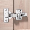 image:image2Pcs Frameless Full Overlay Cabinet Hinges Soft Close European Concealed Hinges with 50 Faster Install amp ClipOn Plate 3D Adjustment Heavy Duty Cabinet Door Hinges for Frameless CabinetsHalf Overlay