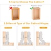 image:image2Pcs Frameless Full Overlay Cabinet Hinges Soft Close European Concealed Hinges with 50 Faster Install amp ClipOn Plate 3D Adjustment Heavy Duty Cabinet Door Hinges for Frameless CabinetsHalf Overlay