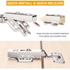 image:image2Pcs Frameless Full Overlay Cabinet Hinges Soft Close European Concealed Hinges with 50 Faster Install amp ClipOn Plate 3D Adjustment Heavy Duty Cabinet Door Hinges for Frameless CabinetsFull Overlay