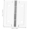 image:image2pcs Acrylic Hinges for Box Doors Hinge Predrilled Suitable for Hettich Cabinet for Jewelry Box