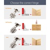 image:imageANGSTROM 2Pack Frameless Concealed Cabinet Hinges SoftClose 2D Adjustable FullOverlay2