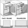 image:imageBerta 2Pack Full Overlay Cabinet Door Hinges105 Degree Adjustable Concealed Kitchen Cabinet Hinges Soft Close for Face Frame Cabinet with Screws  Durable and Easy Installation30 Pack