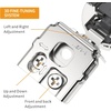 image:imageChibery 2 Pack 34 Overlay 3D Soft Close Concealed Hinge for Face Frame Door Smooth Slow Self Closing Hinges Satin Nickel Hidden 105 Open Angle Stainless Steel Hinge for Kitchen Cabinet Door50 Pack