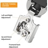 image:imageChibery 2 Pack 34 Overlay 3D Soft Close Concealed Hinge for Face Frame Door Smooth Slow Self Closing Hinges Satin Nickel Hidden 105 Open Angle Stainless Steel Hinge for Kitchen Cabinet Door30 Pack