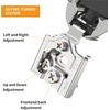 image:imageChibery 2 Pack 34 Overlay 3D Soft Close Concealed Hinge for Face Frame Door Smooth Slow Self Closing Hinges Satin Nickel Hidden 105 Open Angle Stainless Steel Hinge for Kitchen Cabinet Door30 Pack