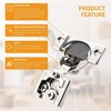 image:imageChibery 2 Pack 34 Overlay 3D Soft Close Concealed Hinge for Face Frame Door Smooth Slow Self Closing Hinges Satin Nickel Hidden 105 Open Angle Stainless Steel Hinge for Kitchen Cabinet Door30 Pack