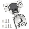 image:imageChibery 2 Pack 34 Overlay 3D Soft Close Concealed Hinge for Face Frame Door Smooth Slow Self Closing Hinges Satin Nickel Hidden 105 Open Angle Stainless Steel Hinge for Kitchen Cabinet Door50 Pack