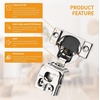 image:imageChibery 2 Pack 34 Overlay 3D Soft Close Concealed Hinge for Face Frame Door Smooth Slow Self Closing Hinges Satin Nickel Hidden 105 Open Angle Stainless Steel Hinge for Kitchen Cabinet Door10 Pack