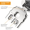 image:imageChibery 2 Pack 34 Overlay 3D Soft Close Concealed Hinge for Face Frame Door Smooth Slow Self Closing Hinges Satin Nickel Hidden 105 Open Angle Stainless Steel Hinge for Kitchen Cabinet Door10 Pack