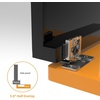 image:imageChibery 2 Pack 34 Overlay 3D Soft Close Concealed Hinge for Face Frame Door Smooth Slow Self Closing Hinges Satin Nickel Hidden 105 Open Angle Stainless Steel Hinge for Kitchen Cabinet Door30 Pack
