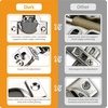 image:imageChibery 2 Pack 34 Overlay 3D Soft Close Concealed Hinge for Face Frame Door Smooth Slow Self Closing Hinges Satin Nickel Hidden 105 Open Angle Stainless Steel Hinge for Kitchen Cabinet Door50 Pack
