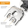 image:imageChibery 2 Pack 34 Overlay 3D Soft Close Concealed Hinge for Face Frame Door Smooth Slow Self Closing Hinges Satin Nickel Hidden 105 Open Angle Stainless Steel Hinge for Kitchen Cabinet Door50 Pack