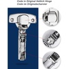 image:imageHettich Sensys 110 Degree Full Overlay Hinges with Shock Absorber for Kitchen Cabinet Cupboard Door Hinge 9071205 Soft Closing Pack of 4