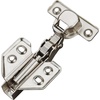 image:imageKimdot 2 Pack 26mm Mini Cup Hinge for Billy Cabinet European Half Overlay Soft Close Cabinet Door Hinge for Thin DoorNickel PlatedFull Overlay