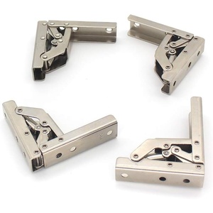 image:image90 Degree Folding DoorShelf Hinge Hidden Bracket Table Holder Furniture Parts4pc